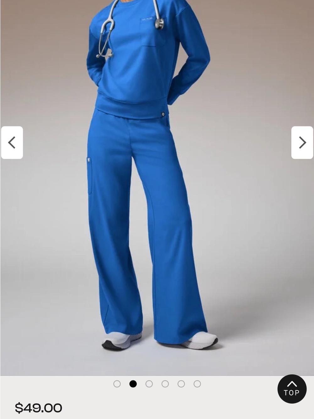 Hypothesis Wide leg Scrub Pants - Picture 6 of 8